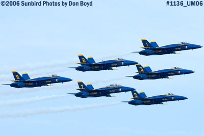 USN Blue Angels at 2006 Air & Sea practice show military air show aviation stock photo #1136