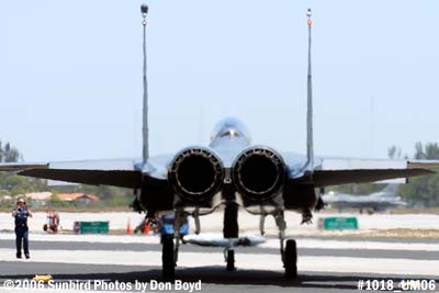 USAF McDonnell Douglas F-15E-44-MC Strike Eagle #AF87-0199 military air show stock photo #1018