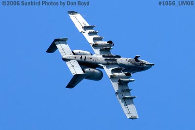 USAF A-10A Thunderbolt II at the 2006 Air & Sea practice show military air show stock photo #1056