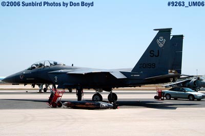 USAF McDonnell Douglas F-15E-44-MC Strike Eagle #AF87-0199 military air show stock photo #9263
