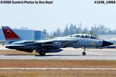 USN Grumman F-14D-170-GR Tomcat #164603 takeoff military aviation air show stock photo #1248