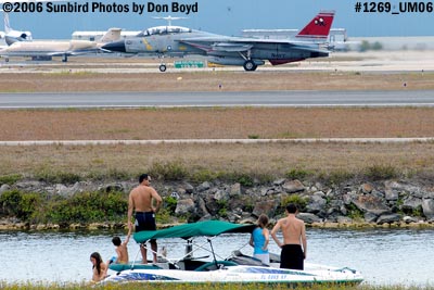 USN Grumman F-14D-170-GR Tomcat #164603 taxiing military aviation air show stock photo #1269