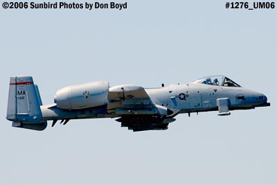 Massachusetts Air National Guard Fairchild Republic A-10A Thunderbolt II #78-612 military air show aviation stock photo #1276