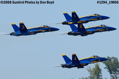 USN Blue Angels F/A-18 Hornets takeoff military air show aviation stock photo #1294
