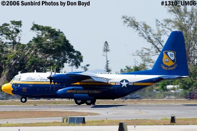 USMC Blue Angels C-130T Fat Albert (New Bert) #164763 steep landing sequence aviation stock photo #1310