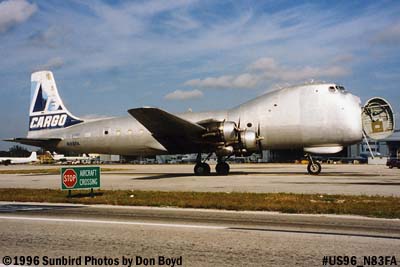 1996 - Academy Airlines Aviation Traders C54A-DC Carvair N83FA (ex USAAF 42-72260 cargo aviation stock photo #US96_N83FA