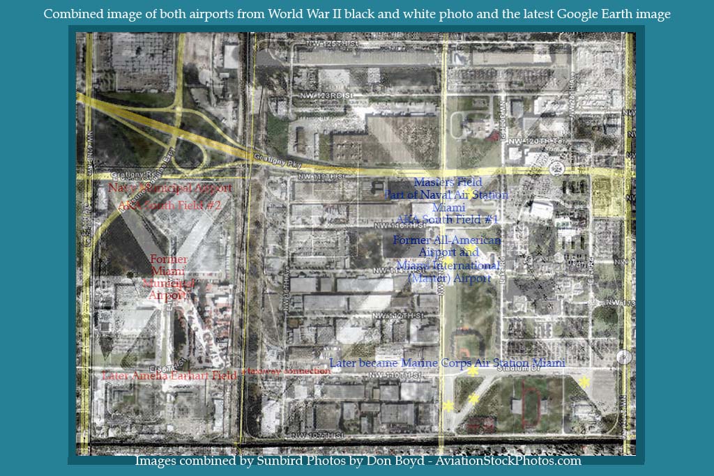 Both: Miami Municipal / Amelia Earhart Field and All-American Airport / Masters Field / NAS Miami South Field #1