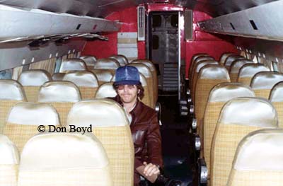 Late 1970s - rear passenger cabin of AREA Ecuador De Havilland Comet 4 HC-ALT