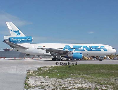 2001 - Avensa DC10-30 N940PG