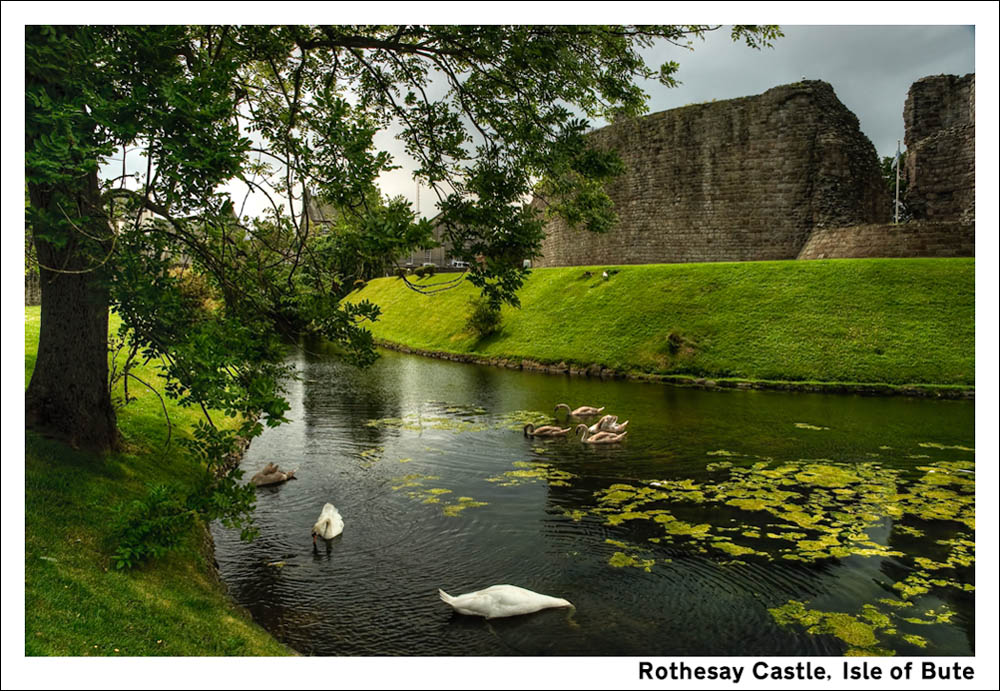 1340. Rothesay Castle moat