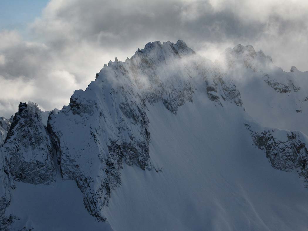 Silver Star, E Ridge & N Face<br> (SilverStar040405-11adj.jpg)