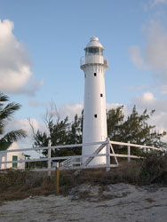 Grand Turk lighthouse (photo-CruiseCritic.com).  Wanted to see it, plus John Glenn's space capsule from '62 splashdown off GT.
