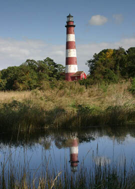 Assateague lighthouse, Chincoteaque, VA