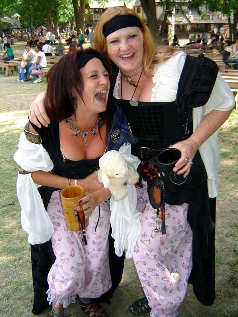 Wiccan and Luna with matching bloomers, and up to no good at all times