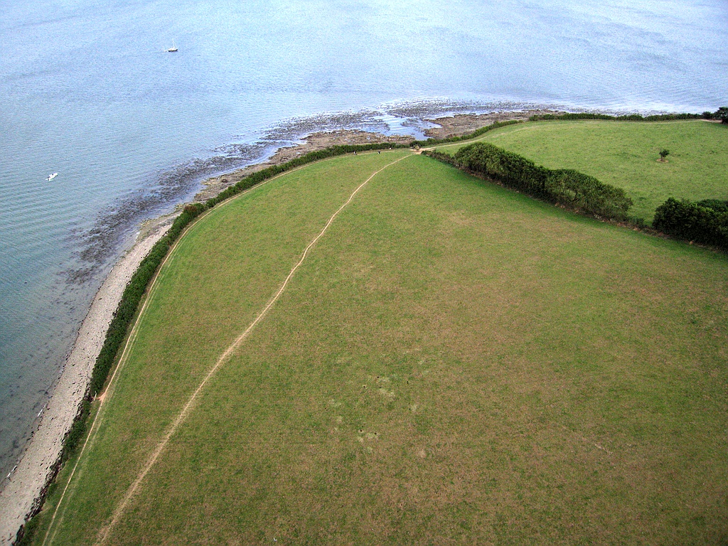 KAP (Kite Aerial Photography) of Mylor Sailing Club, Cornwall