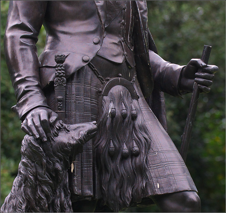 Prince Albert, Statue titled: in highland dress - Cliveden