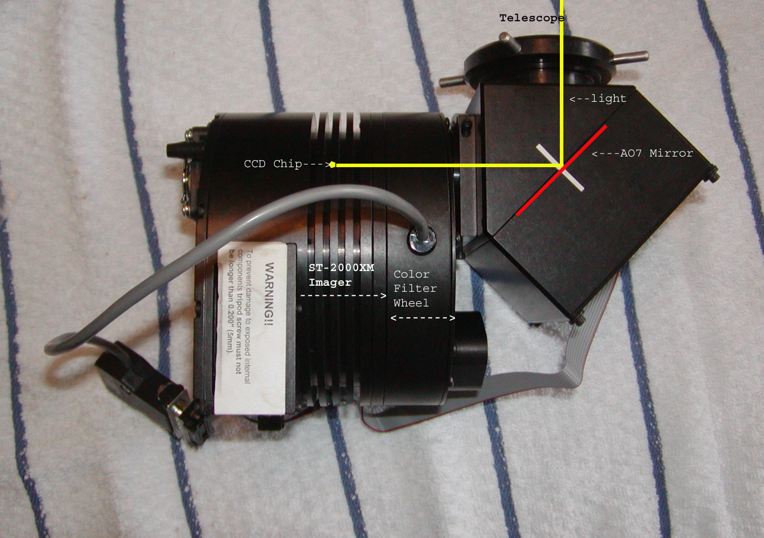 SBIG ST-2000XM Imager w/AO7