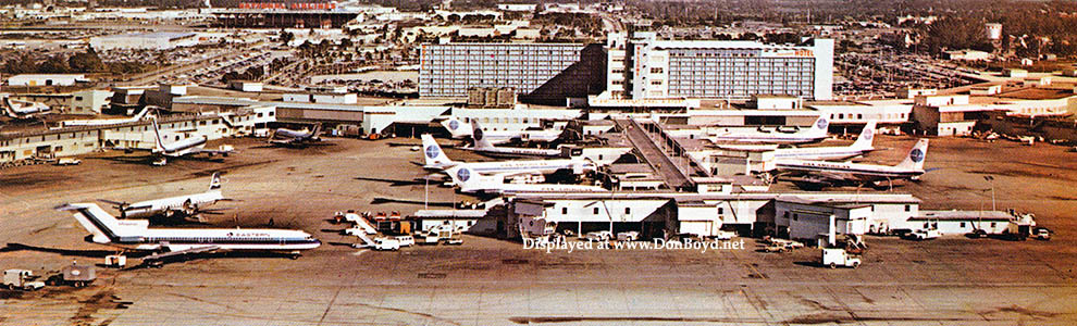 Late 1960s - Concourse 4 and the 20th Street Terminal at Miami International Airport