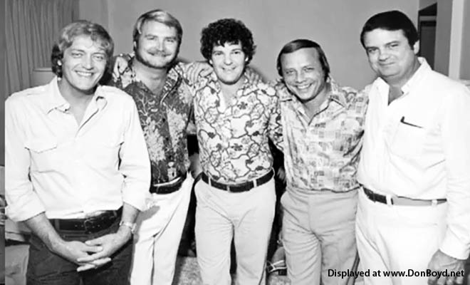 Mid 1960s - WQAM disk jockeys Lee Sherwood, Dan Chandler, Roby Yonge, Rick Shaw and Charlie Murdock