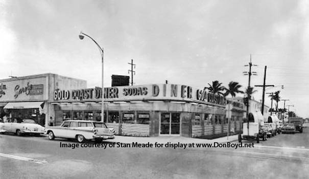 1950s - the Gold Coast Diner on Miami Beach