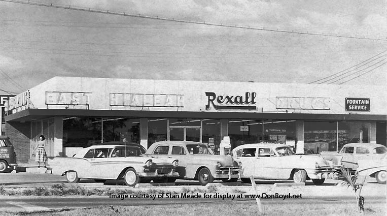 1950s - East Hialeah Rexall on E. 25th Street (NW 79th Street in Dade)