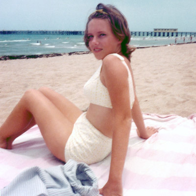 1965 - Mary Ann Knight at Haulover Beach