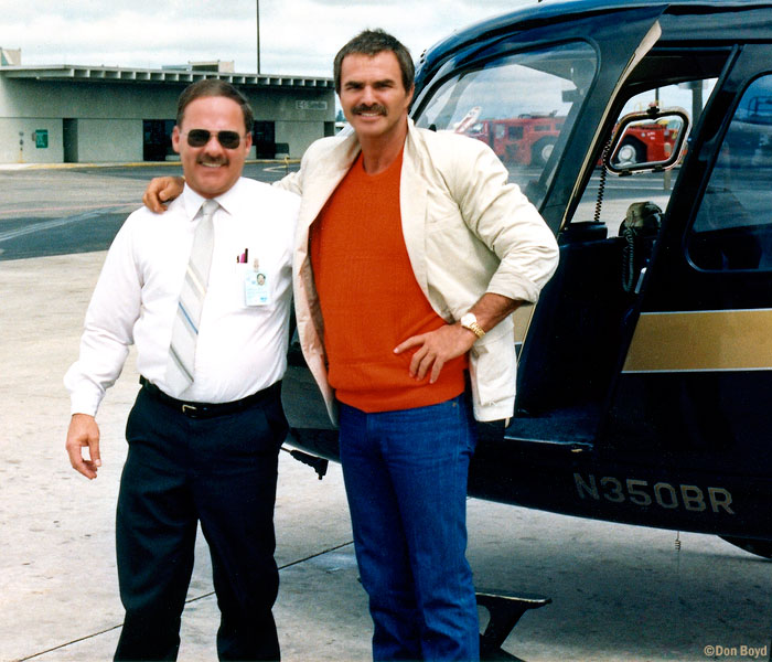 Late 80s - Don Boyd and Burt Reynolds at Miami International Airport