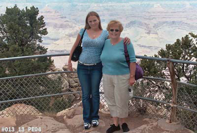 2004 - Donna and Karen at the Grand Canyon, AZ
