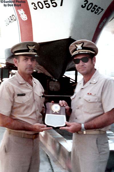 Mid 1970s - LCDR Walter Livingstone and CDR Tom Vellanti, USCGR