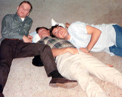 1966 - Don, Lanny Paulk and John (last name forgotten), all drunk