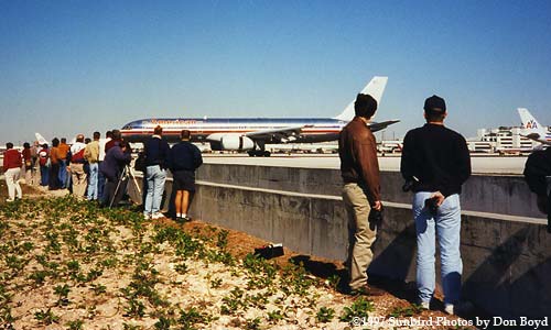 1997 - the annual airfield tour (5th annual) that I gave at MIA every January in conjunction with the Eddy Gual Slide Orgy