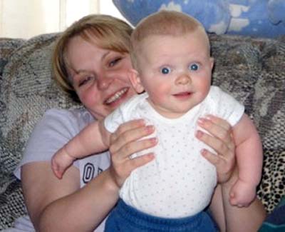 2005 - Kyler Kramer and his mom Karen D. Boyd on her 29th birthday