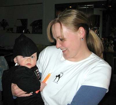 2005 - Kyler M. Kramer and Karen on Halloween