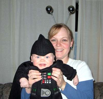 2005 - Kyler M. Kramer and his mom Karen D. Boyd on Halloween