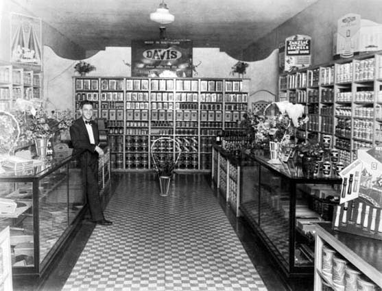 1920s - interior of Don D. Freemans Hardware Store on County Road (later Okeechobee Road) east of Palm Avenue, Hialeah