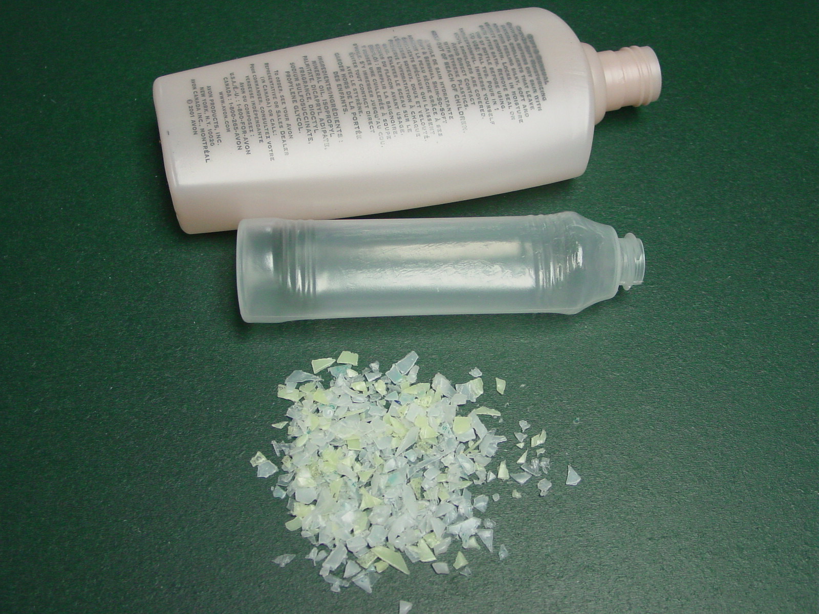 HDPE bottles and regrind