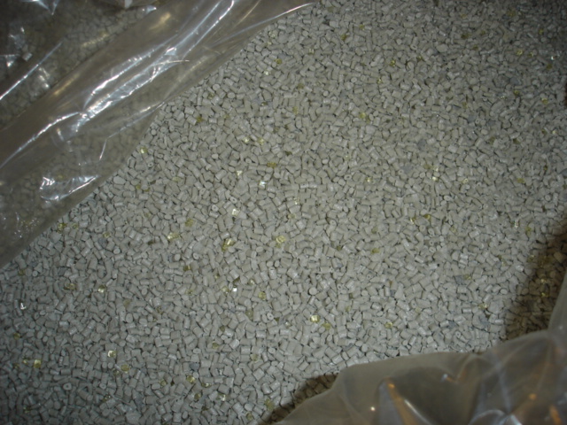 PC opac regrind in a box
