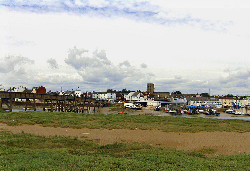 SHOREHAM TOWN FROM THE BEACH