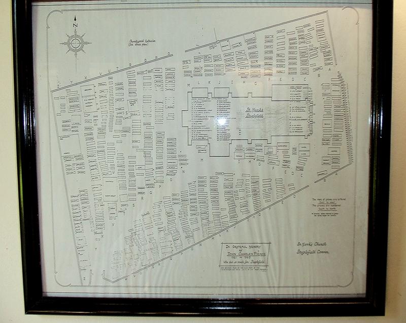 PLAN OF STAPLEFIELD GRAVEYARD