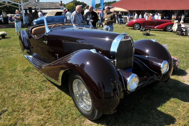 1937 Bugatti Type 57-C Roadster by Van Vooren, owned by Malcolm Pray, Greenwich, CT (6659)