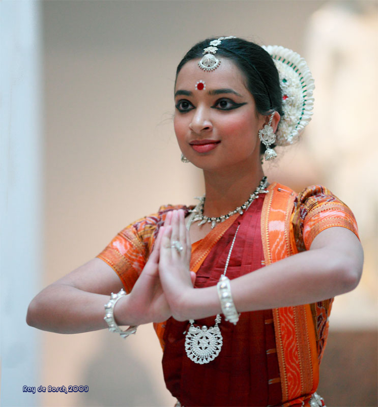 Odissi dance usually depicts the Indian god, Krishna