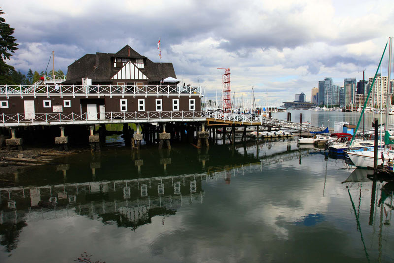 A Vancouver evening scene...