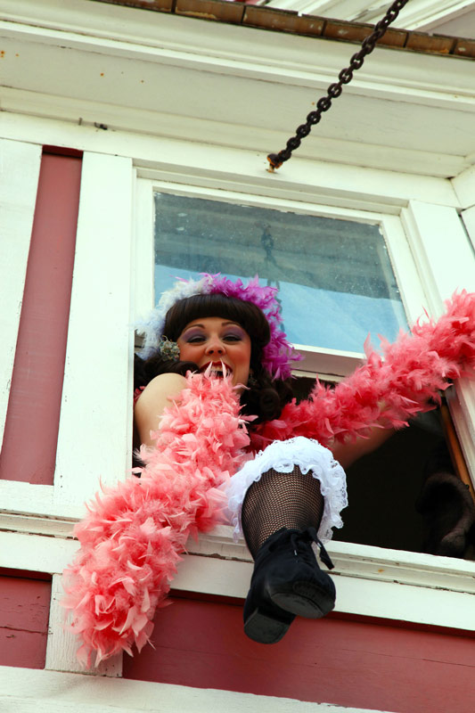 Skagway... I was invited to go upstairs...hmmm!