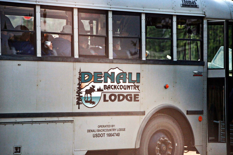 our bus for a wilderness adventure to Kantishna, the end of the road inside Denali