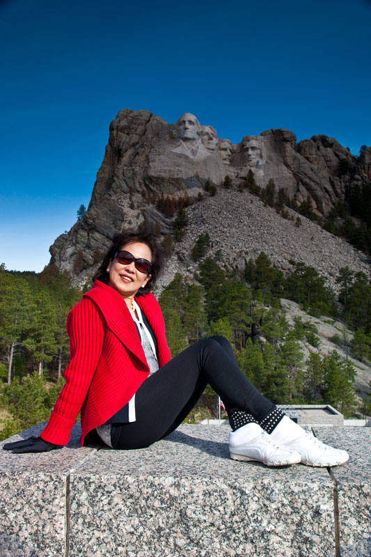 at Mt. Rushmore, SD