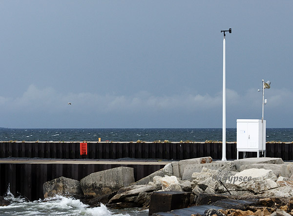cloud bank on the horizon