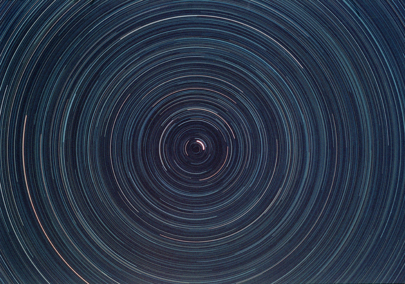 Circumpolar Star Trails