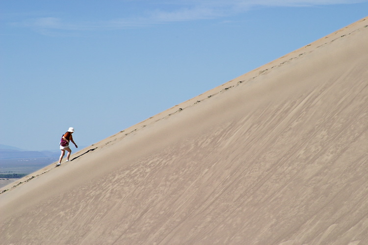 Colorado Sand Dunes Hiker