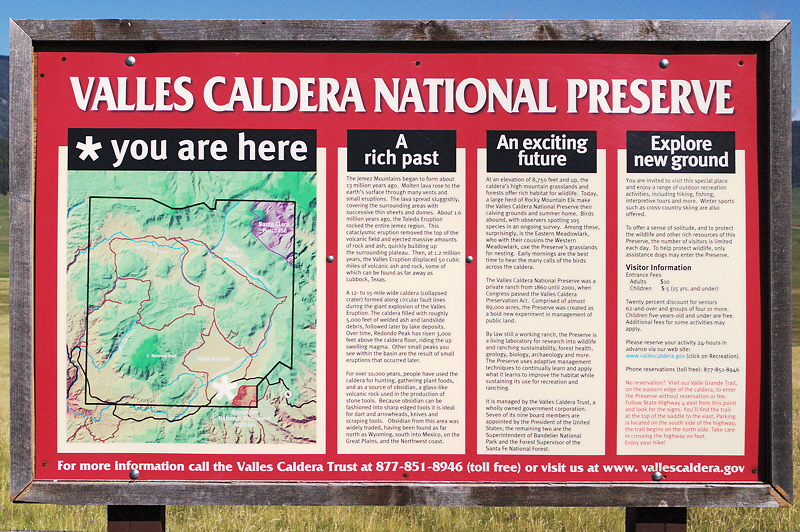 Car trip into the Valles Caldera National Preserve 8/26/2006