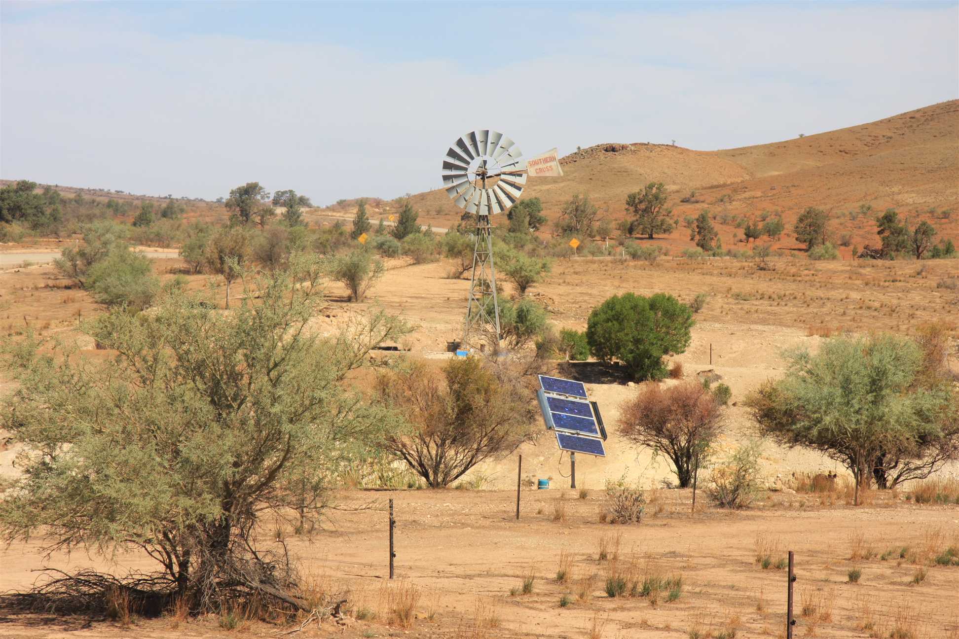 Windmill and solar power